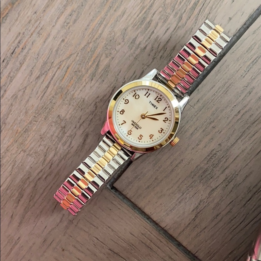 Timex oyster bracelet watch